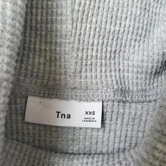 Aritzia TNA thermal long sleeve cowlneck  sweater - Picture 4 of 8